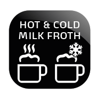 Melitta® Cremio® Milk Frother froths hot or cold